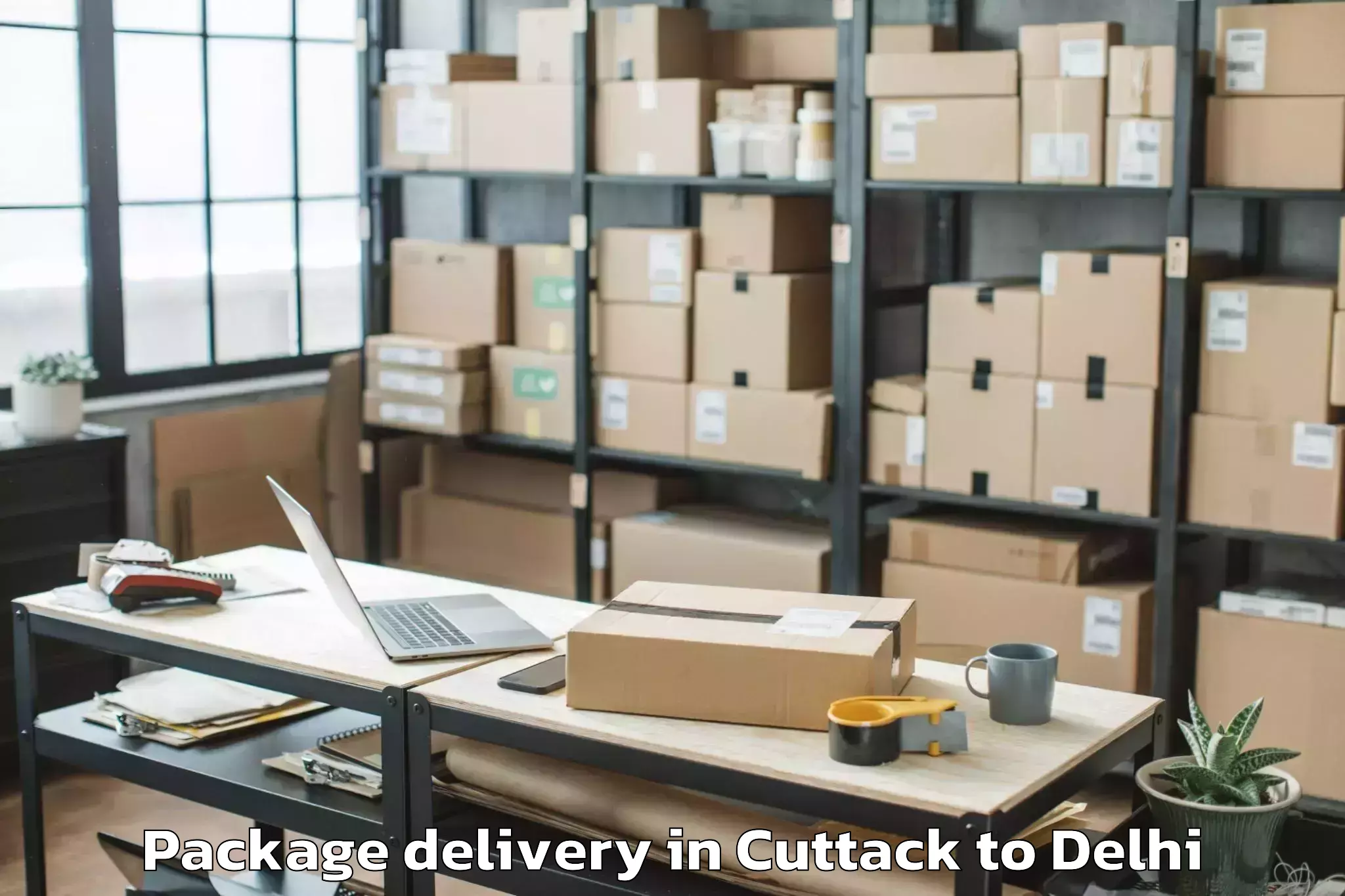 Trusted Cuttack to Sarojini Nagar Package Delivery